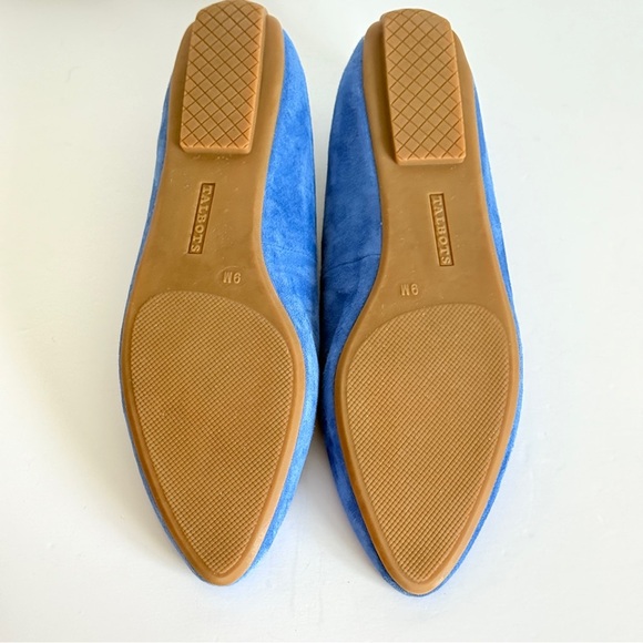 Talbots Francesca Suede Driving Flats Blue Tassel Detailing Size 9 - Picture 10 of 10